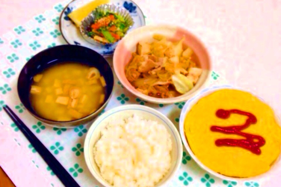 いのこ荘の食事の一例