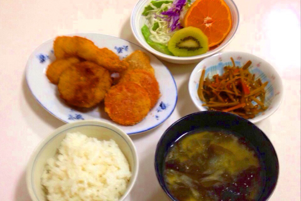 いのこ荘の食事の一例
